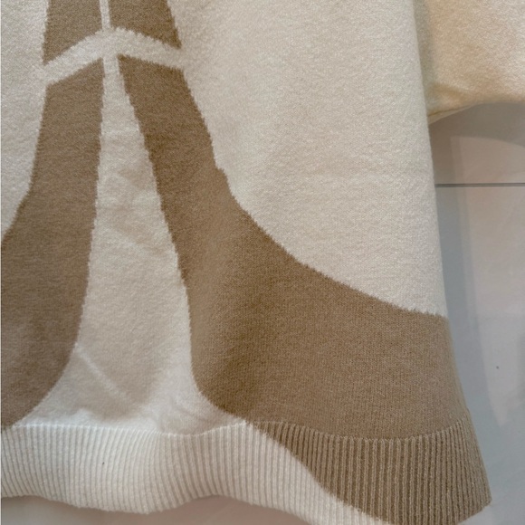 NWOT Anthropologie Daily Practice Super Soft Cream Beige Boxy Sweater Small S - Picture 5 of 8